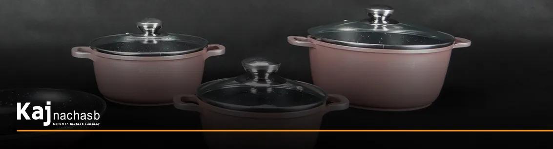 عکس قابلمه های سرویس 7 پارچه گرانیت انزو فورته