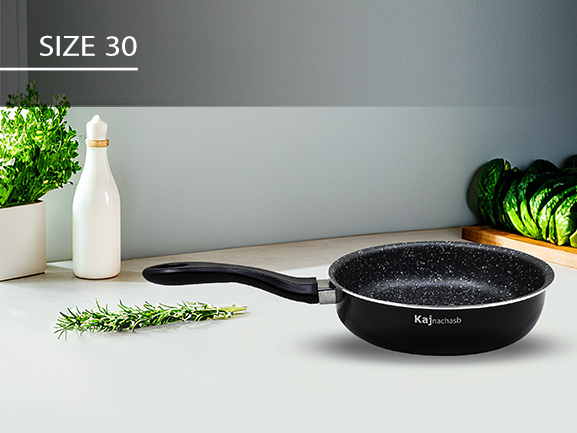 تابه تکدسته کاج تفلون مدل ارتفاع بلند رزا سایز 30