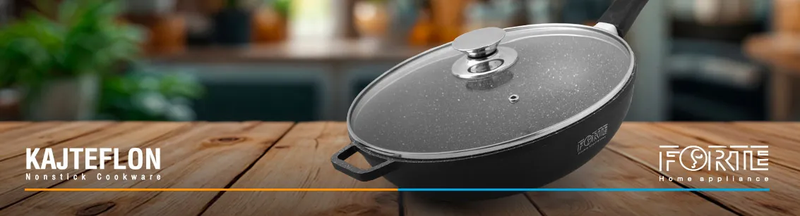 تابه وک برند فورته در مقاله تابه وک چیست؟ انواع کاربردهای تابه وک در آشپزی - سایت کاج تفلون