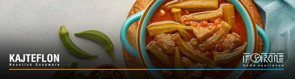 طرز تهیه خورش بامیه جنوبی + راز خوشمزگی خورش بامیه!