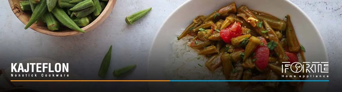 طرز پخت خورش بامیه جنوبی - سایت کاج تفلون