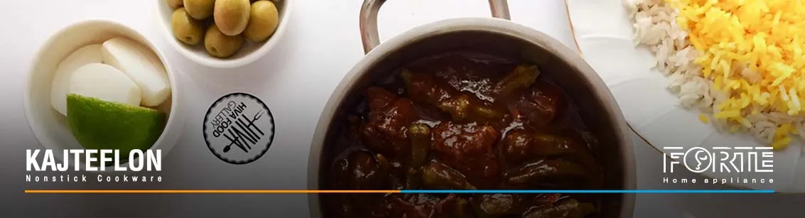 طرز پخت خورش بامیه - سایت کاج تفلون