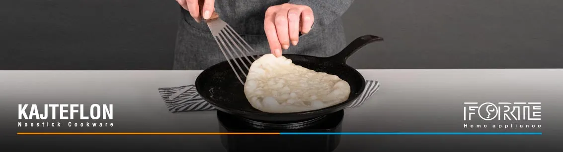 طرز پخت نان در ماهیتابه - سایت کاج تفلون