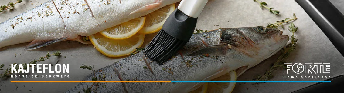 مزه دار کردن ماهی در مقاله طرز تهیه ماهی شکم پر در ماهیتابه - سایت کاج تفلون