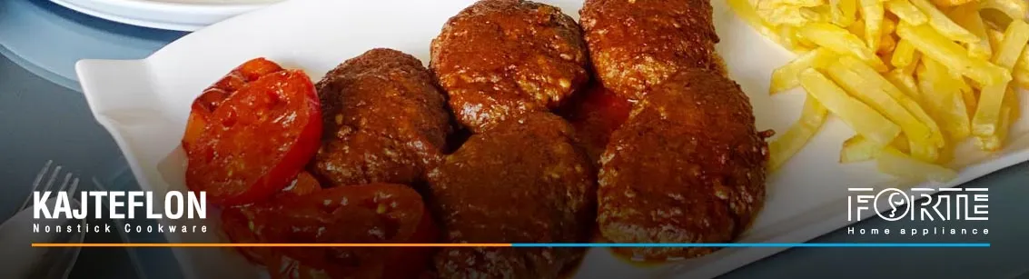 آماده سازی کباب تابه ای - سایت کاج تفلون