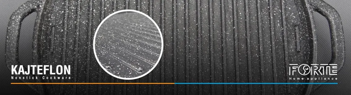 شیارهای تابه گریل در مقاله بهترین تابه گریل کدام است - سایت کاج تفلون