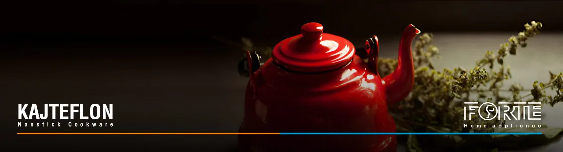 کتری لعابی در مقاله بهترین کتری برای جوشاندن آب - سایت کاج تفلون