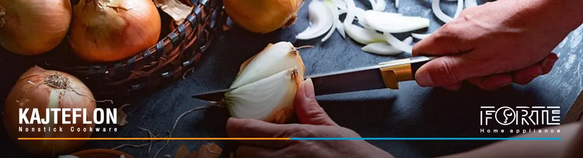 تهیه پیاز مناسب سرخ کردن در مقاله طرز تهیه پیاز داغ مجلسی راز پیاز داغ طلایی و چیپسی + نکات نگهداری - سایت کاج تفلون