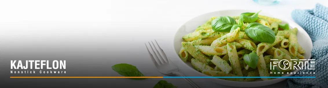 دستور پخت پاستا پستو در مقاله طرز تهیه پاستا پستو با مرغ به روش رستوران های ایتالیایی - سایت کاج تفلون