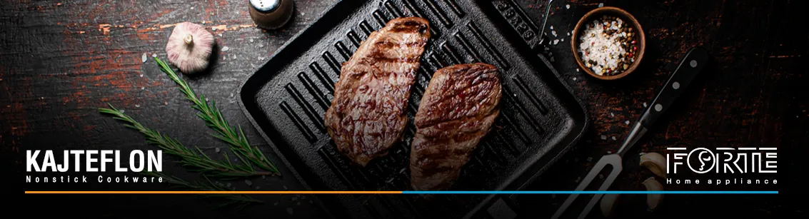 پخت استیک آبدار در مقاله طرز تهیه استیک گوشت رستورانی، آبدار و خوش طعم در ماهیتابه - سایت کاج تفلون