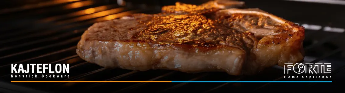 پخت استیک در فر در مقاله طرز تهیه استیک گوشت رستورانی، آبدار و خوش طعم در ماهیتابه - سایت کاج تفلون