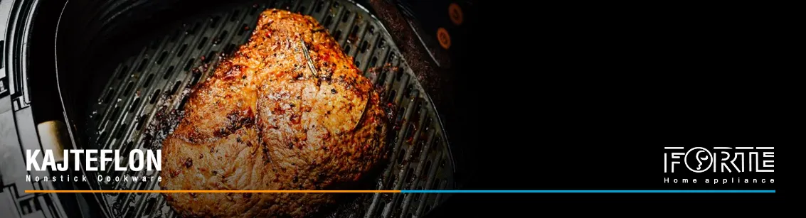 پخت استیک در هواپز در مقاله طرز تهیه استیک گوشت رستورانی، آبدار و خوش طعم در ماهیتابه - سایت کاج تفلون