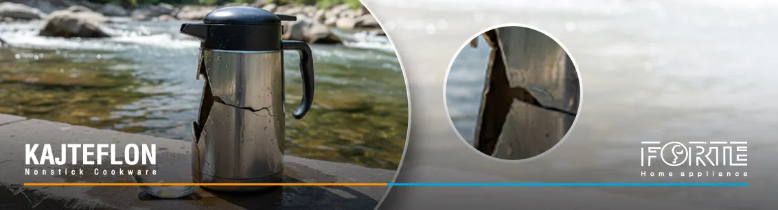 شوک حرارتی به فلاسک در مقاله علت ترکیدن فلاسک - سایت کاج تفلون