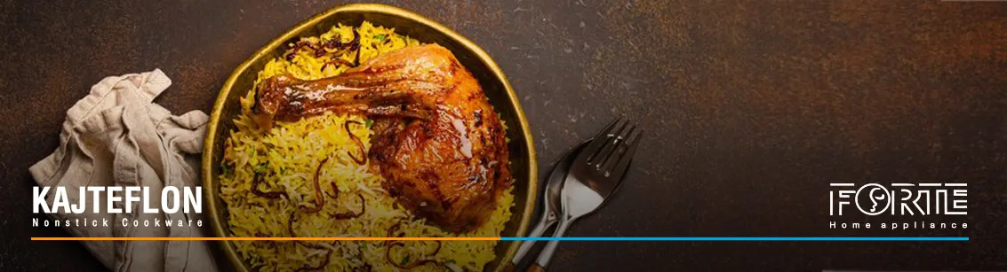 طلایی کردن مرغ در مقاله چلو مرغ زعفرانی: راز پخت مرغ مجلسی و خوشمزه به روش رستورانی - سایت کاج تفلون