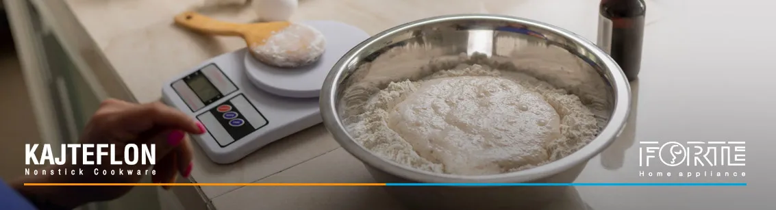 ترازوی دیجیتال در مقاله وسایل نان پزی در خانه - سایت کاج تفلون
